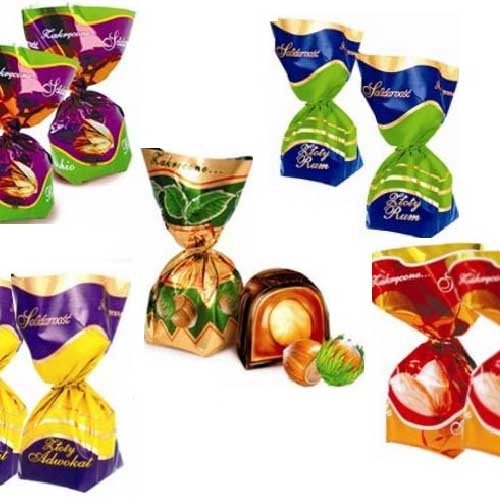 Schokolade - gefüllte Süßigkeiten
