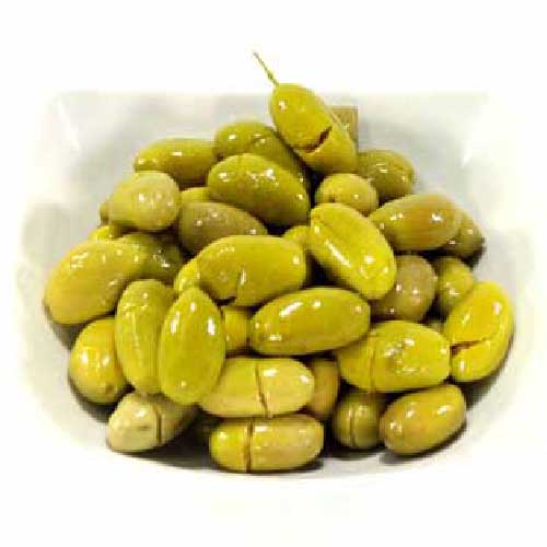 Grüne Oliven Salkiny